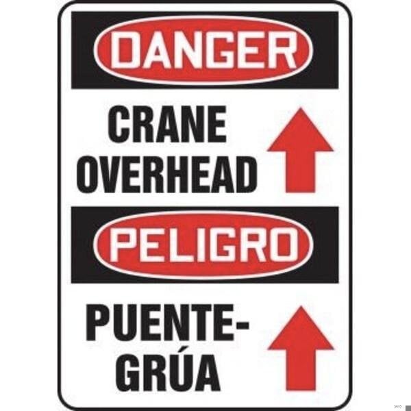 Accuform BILINGUAL OSHA DANGER Safety Sign SBMCRT145VS SBMCRT145VS - main